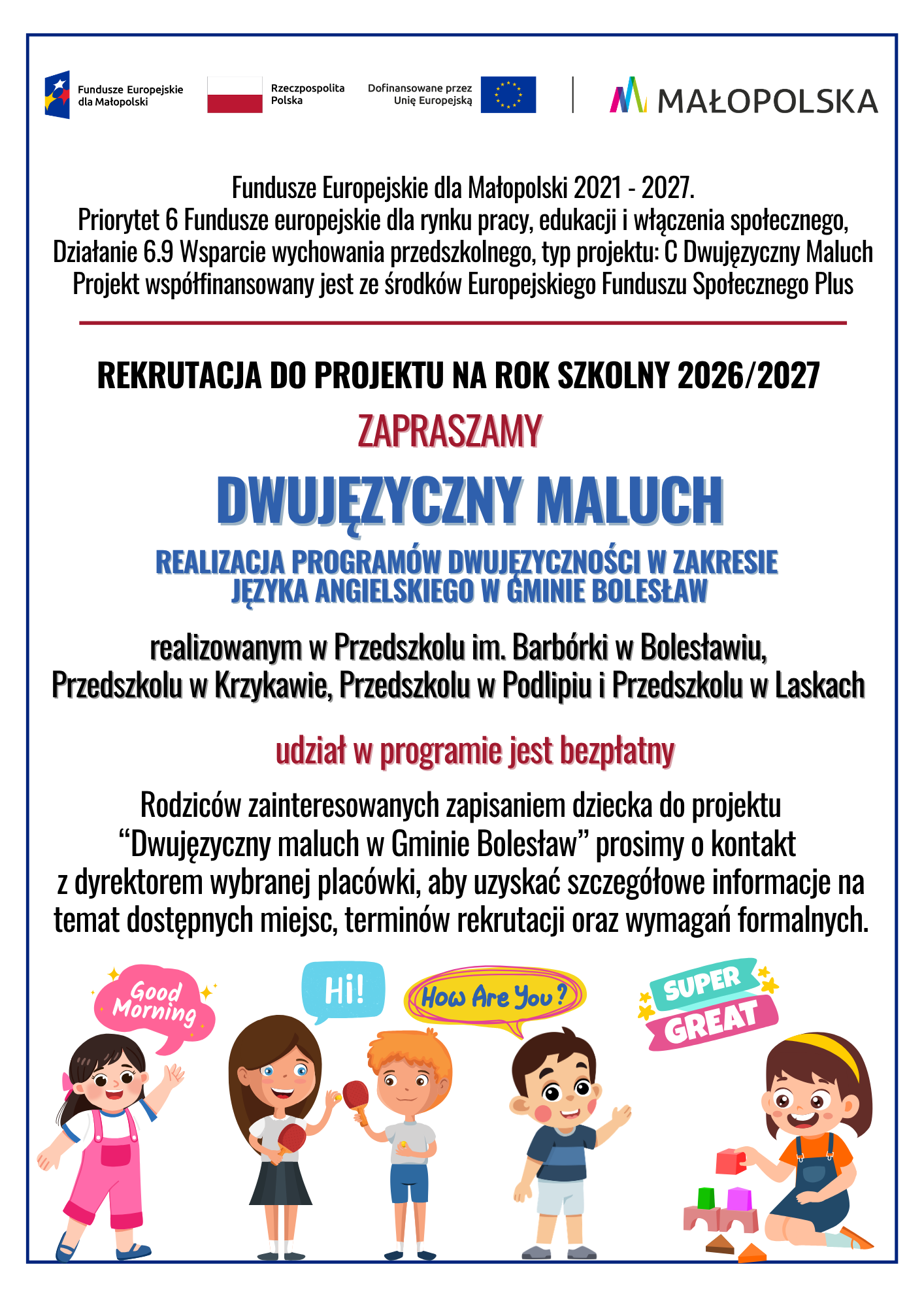 Rekrutacja ulotka 2026 2027